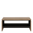 Brolo Coffee Table With the walnut and dark panel finish